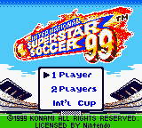 International Superstar Soccer '99 (Europe) Title Screen